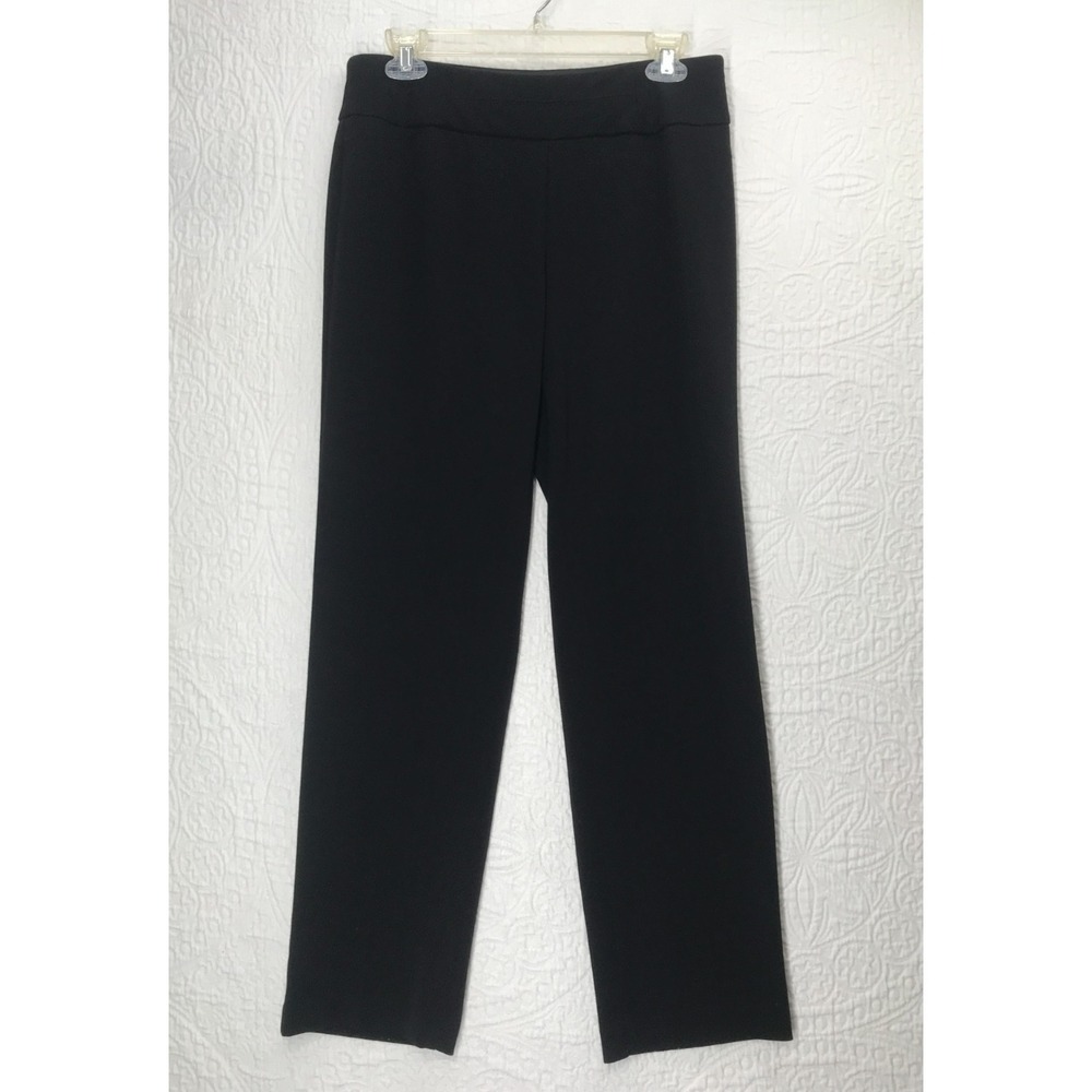 Investments Petites Dress Pants Size 8PR Pull On Stretch Black